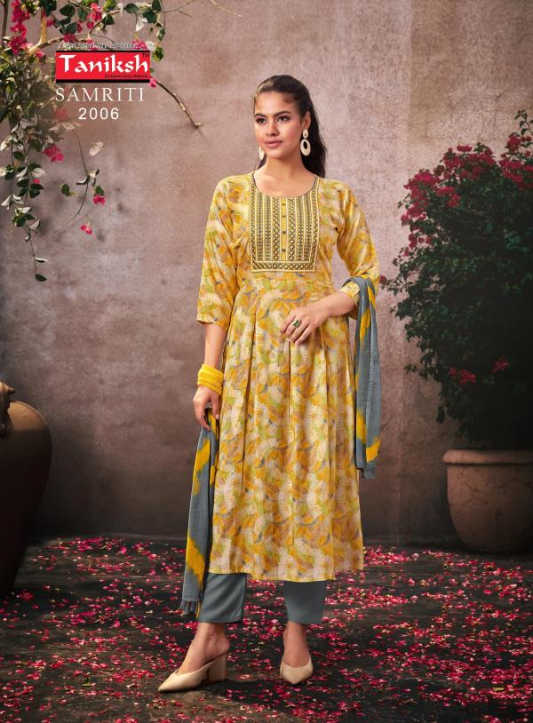 Taniksh Samriti Vol 2 Kurti Bottom With Dupatta Collection